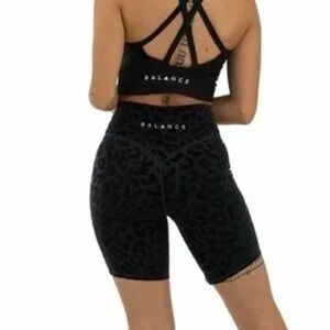 Balance Athletica Rider Short Lux Women’s Silky Biker Shorts in Panther